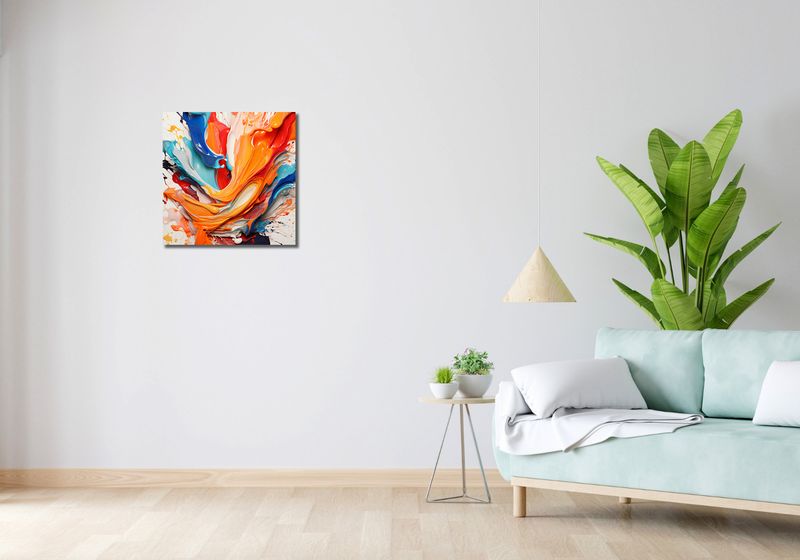 Obraz 50x50cm Taneczne Fale zdjęcie 2