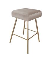 Hoker krzesło barowe Max podstawa złota MG09