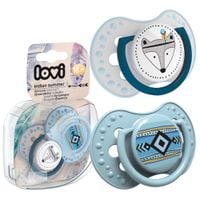 LOVI Smoczek silikonowy dynamiczny 18m+ Indian Summer Boy