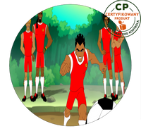 Opłatek na tort Supa Strikas