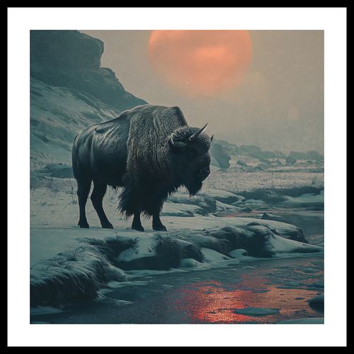 Plakat 40x40cm Żubrowy Monolit na Arena.pl