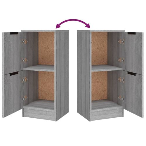 Szafki, 3 szt., szary dąb sonoma, materiał drewnopochodny na Arena.pl