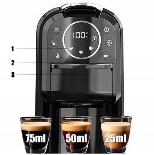EKSPRES DO KAWY KAPSUŁKI NESPRESSO DOLCE GUSTO KAWA MIELONA 3W1 1400W na Arena.pl