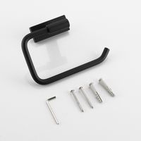 Uchwyt na papier toaletowy czarny