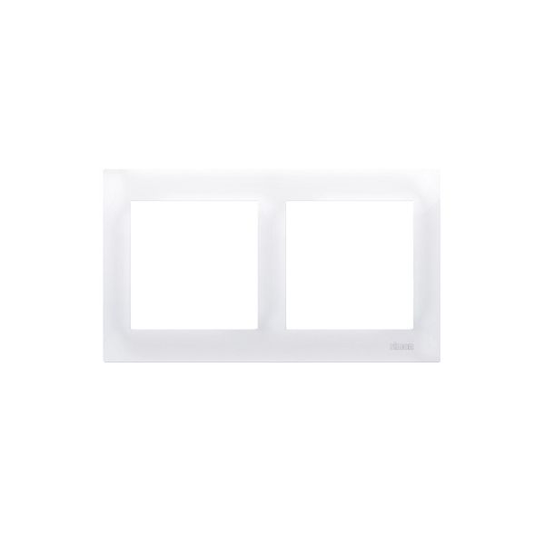 Simon54 Ramka na 2-moduły DR2/11 biały zdjęcie 1