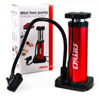 Pompka nożna MINI PU05 metalowa z manometrem