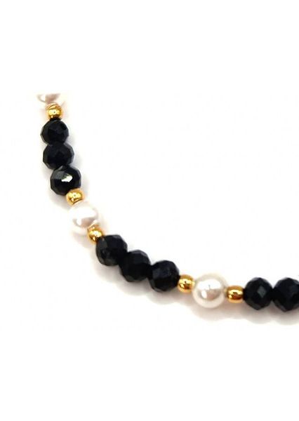 Bransoletka TURMALIN PERŁA 925 zdjęcie 4