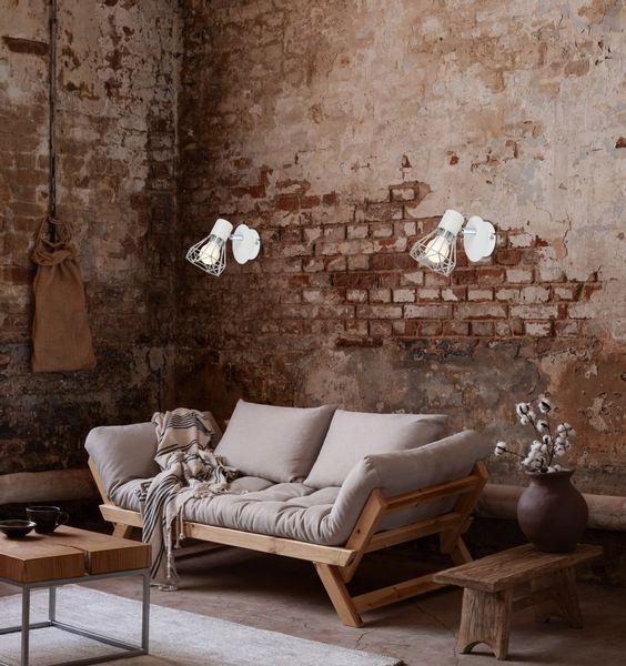 Verve kinkiet 1x40W E14 biały abażur chrom zdjęcie 3