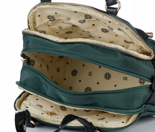 TOREBKA LISTONOSZKA MONNARI PIKOWANA SPORTOWA POJEMNA 3 KOMOROWA Zielona na Arena.pl