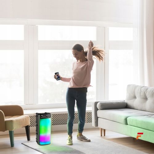Boombox głośnik mobilny BT LED mikrofon Fenton na Arena.pl