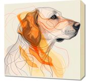Obraz 50x50cm Kontur Profilowego