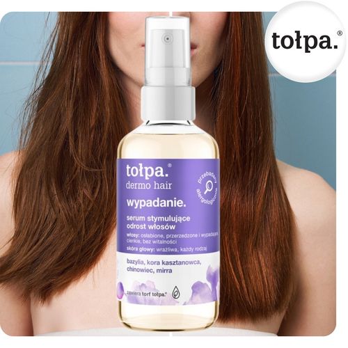 Serum Stymulujące Odrost Włosów Przeciw Wypadaniu Łysieniu 100 ml Tołpa na Arena.pl