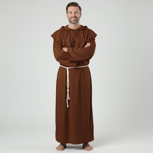 Przebranie halloween dla dorosłych mnich na Arena.pl