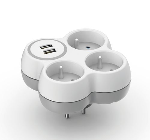 Rozgałęźnik 3x2P+Z + 2xUSB na Arena.pl