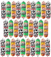 Karma dla psa mokra baton Bajka 80% i 90% mięsa mix smaków 1kg - 29 sztuk