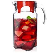 Dzbanek na Napoje Wodę Sok Lemoniadę do Napojów Szklany z Pokrywką 1,75L