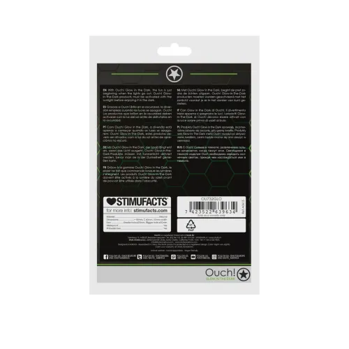 ouch! pierścień silikonowy glow in the dark, fluorescencyjny zielony na Arena.pl