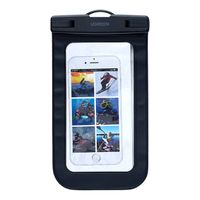 etui wodoodporne na telefon komórkowy smartfon z ipx8 - czarne