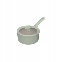 Rondel z powłoką nieprzywierającą z pokrywą BergHOFF Balance Sage 18cm