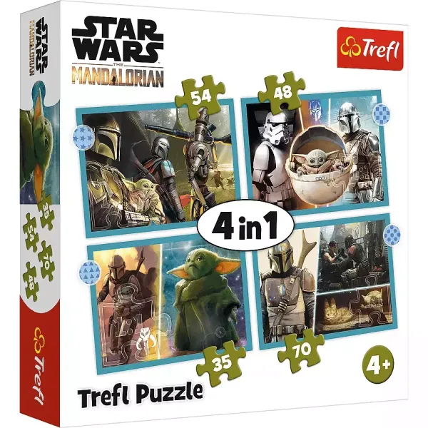 Puzzle 4W1. Star Wars Mandalorian zdjęcie 1