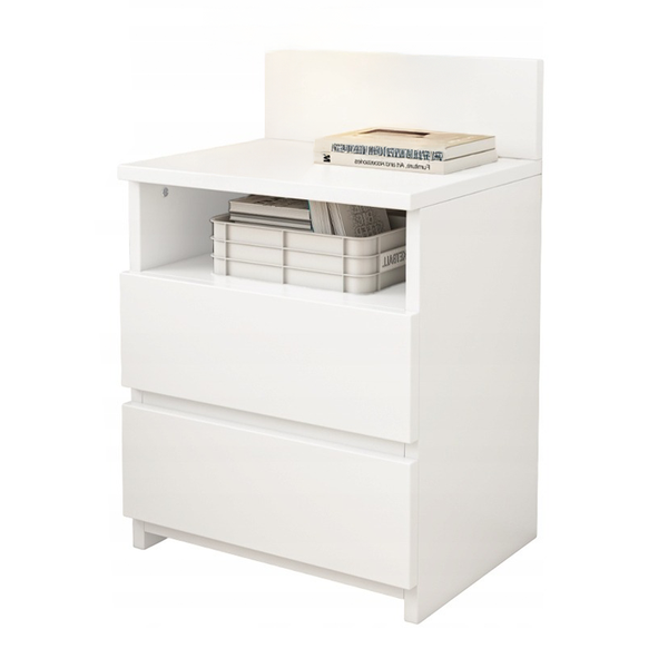 Szafka nocna biała loft nowoczesna 40cm zdjęcie 1