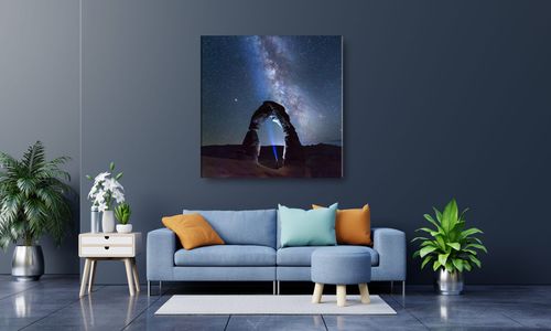 OBRAZ NA PŁÓTNIE 041 Kamienny krąg 70x70cm na Arena.pl