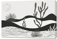 Obraz 100x70cm Ogród przy Nocy