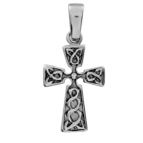 SREBRNY KRZYŻYK OZDOBNY PRÓBA SREBRA 925 GRAWER GRATIS! zdjęcie 1