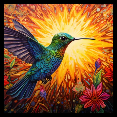 Plakat 40x40cm Koliber Barw na Arena.pl