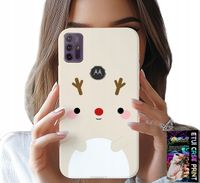 ETUI DO MOTOROLA MOTO G10 POWER - RENIFEREK, RENIFER, ŚWIĄTECZNE WZORY