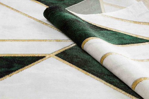 RUG/LU/ESTEMA/MARBLE3/BOTTLEGREEN+GOLD/140x190 na Arena.pl