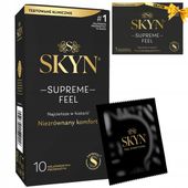 Prezerwatywy SKYN Supreme Feel 10szt NAJCIEŃSZE NA ŚWIECIE PI SUPER CIENKIE