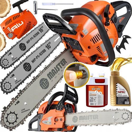 PIŁA spalinowa ALU karter pilarka Łańcuchowa 5,7km 58cm3 2x na Arena.pl