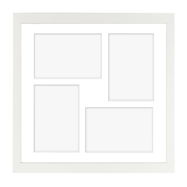 Ramka kwadratowa na 4 zdjęcia Hekla 34x34x4 MDF galeria biały 1szt. zdjęcie 2