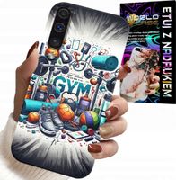 ETUI DO SAMSUNG GALAXY A70 - SIŁOWNIA GYM FITNESS SPORT CASE + SZKŁO
