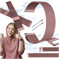 Pasek do Samsung Galaxy Watch 4 40mm smartwatch jasnoróżowa opaska 20mm