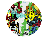 Opłatek na tort Ben 10