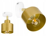 LAMPA KINKIET ścienny regulowany loft metal złoty