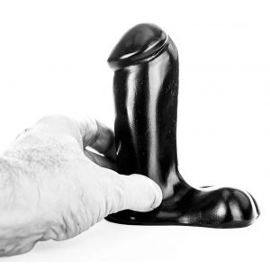 dildo ab43 piston 12 x 5cm all black zdjęcie 3