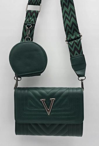 Victoria J. - torebka listonoszka przeszycia pasek BOHO zielony VJ-944 na Arena.pl