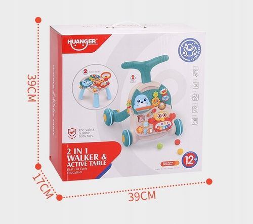 CHODZIK PCHACZ INTERAKTYWNY STOLIK EDUKACYJNY 5w1B na Arena.pl