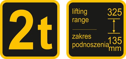 podnośnik hydrauliczny żaba 2t - w-80111 na Arena.pl