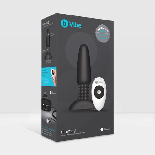 Plug analny - Bvibe Rimming Remote Control Plug Black na Arena.pl