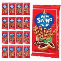 Flis Rurki Happy Swing o smaku kakaowym 150g x 16 sztuk