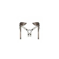 penis z uprzążą Strap-on-me E32145 Czarny