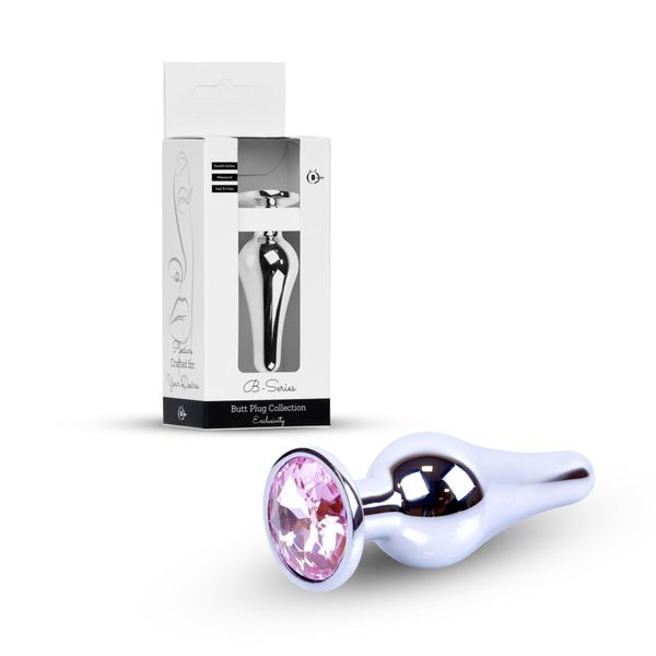 Plug-Jewellery Silver Butt Plug- Rose zdjęcie 10