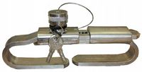 zabezpieczenie drzwi l=230mm-425mm malowane