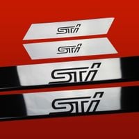 Listwa progowa SUBARU IMPREZA MK3 STI Stal nierdzewna 304 połysk 4szt