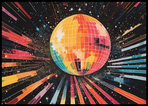 Plakat 84,1x59,4cm Disco Gra! na Arena.pl