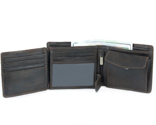 Portfel męski Apollo - Stefania Brązowy na Arena.pl